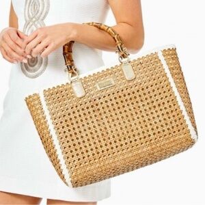 Lilly Pulitzer Greydon Cane Tote